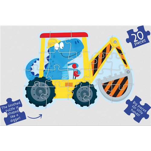 Dino Digger  Digger Shaped Puzzle 1